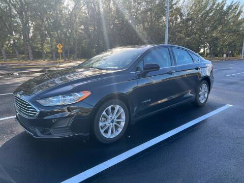 2019 Ford Fusion Hybrid for sale at Nation Autos Miami in Hialeah FL