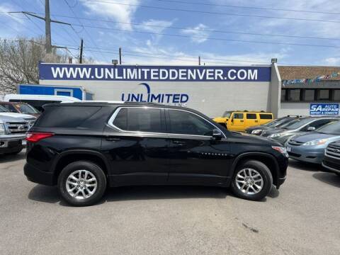 2018 Chevrolet Traverse for sale at Unlimited Auto Sales in Denver CO