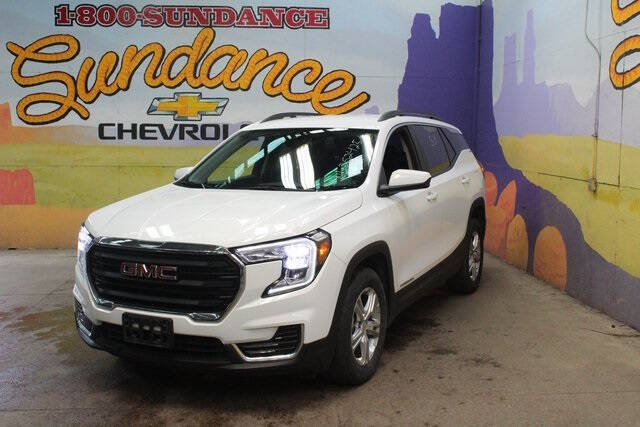 Used 2022 GMC Terrain SLE with VIN 3GKALTEV7NL252425 for sale in Grand Ledge, MI