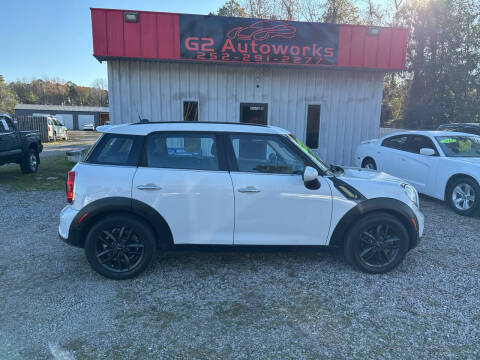 2012 MINI Cooper Countryman for sale at G2 Autoworks in Elm City NC