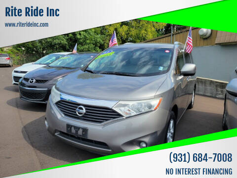 2013 Nissan Quest for sale at Rite Ride Inc 2 in Shelbyville TN
