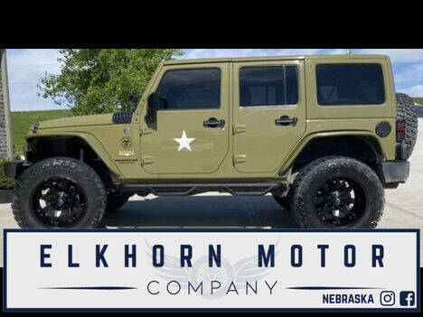 2013 Jeep Wrangler Unlimited for sale at Elkhorn Motor Company in Waterloo NE