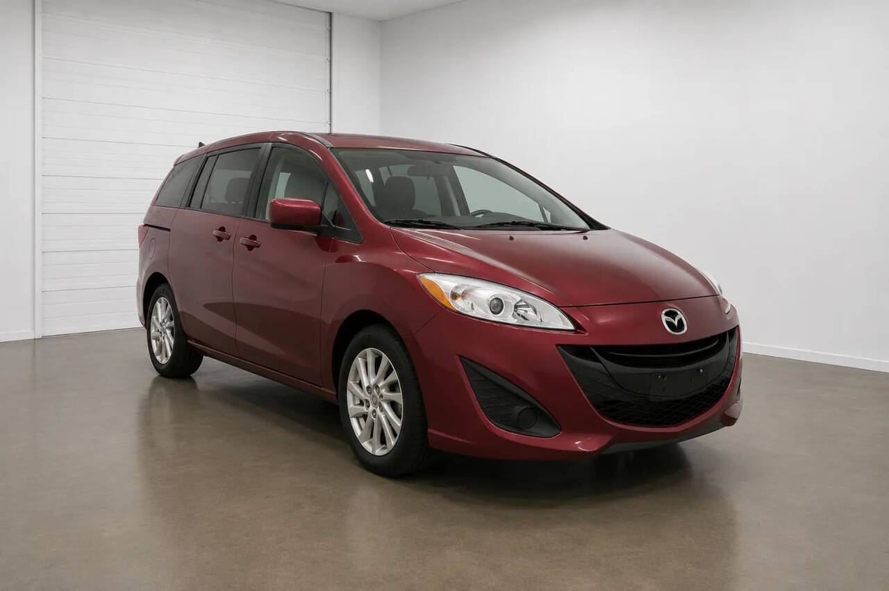 Dk. Red 2012 Mazda Mazda5 Sport Sport 4dr Mini-Van 5A 1
