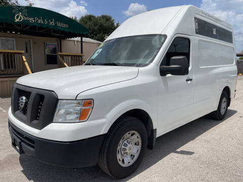 2015 Nissan NV Cargo for sale at OASIS PARK & SELL in Spring TX