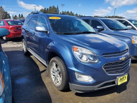 2016 Chevrolet Equinox for sale at Jeff's Sales & Service in Presque Isle ME