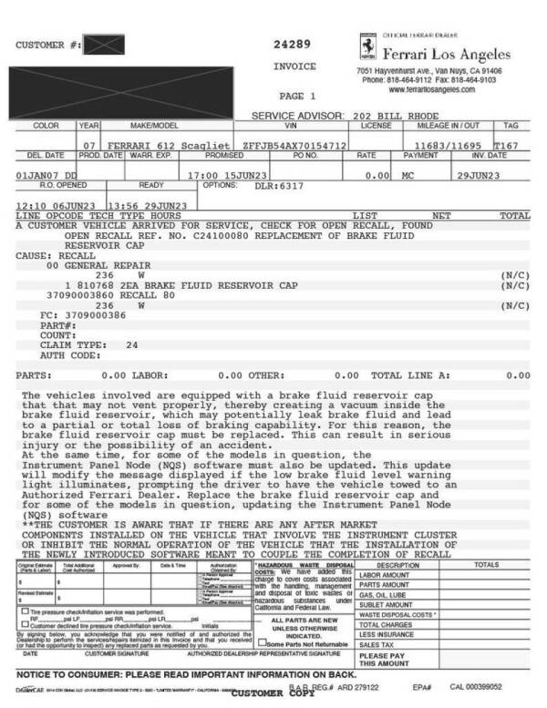 2007 Ferrari 612 Scaglietti