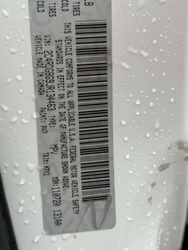 2018 Dodge Grand Caravan SE