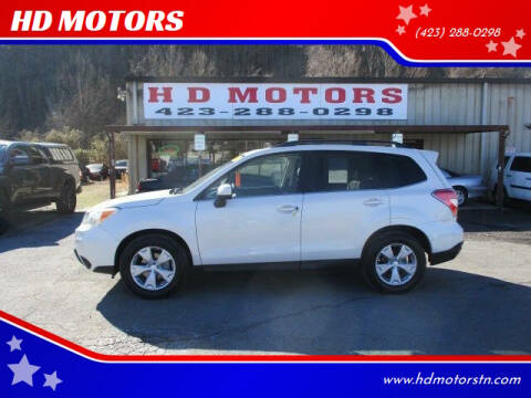 2015 Subaru Forester for sale at HD MOTORS in Kingsport TN