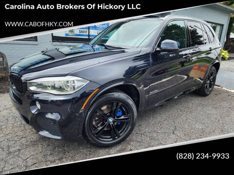 2014 BMW X5 for sale at Carolina Auto Brokers of Hickory LLC in Newton NC