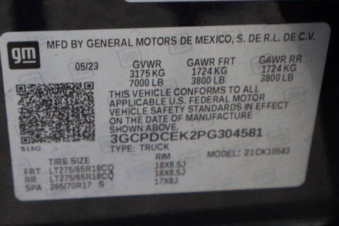 2023 Chevrolet Silverado 1500