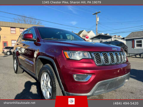 2017 Jeep Grand Cherokee for sale at Sharon Hill Auto Sales LLC in Sharon Hill PA