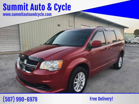 2016 Dodge Grand Caravan for sale at Summit Auto & Cycle in Zumbrota MN