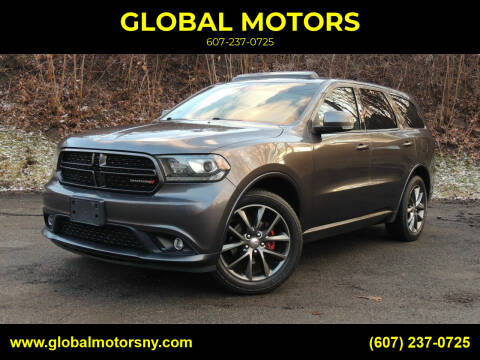 2016 Dodge Durango for sale at GLOBAL MOTORS in Binghamton NY