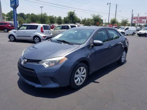 2016 Toyota Corolla for sale at Blue Book Cars in Sanford FL