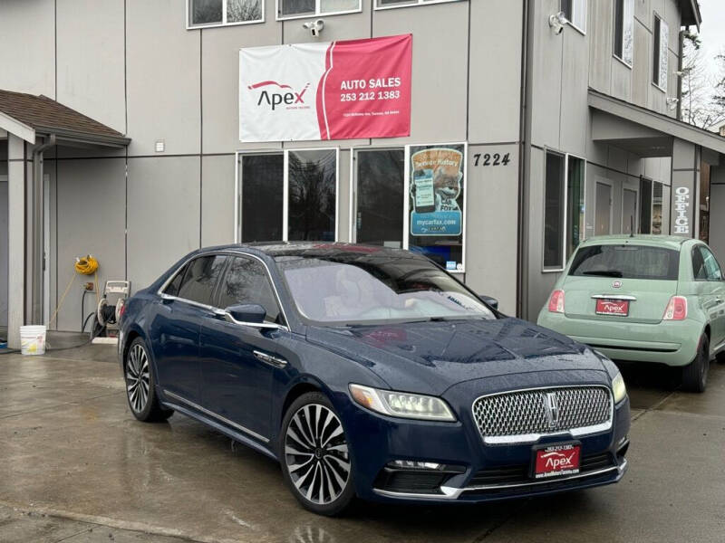 2018 Lincoln Continental for sale at Apex Motors Tacoma in Tacoma WA