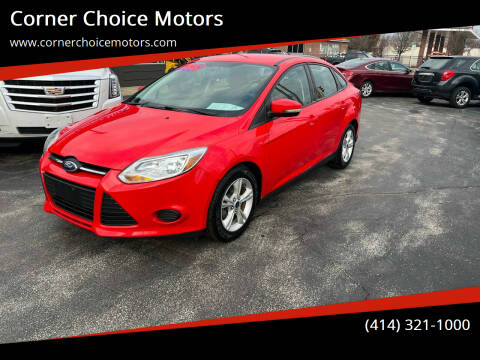 2014 Ford Focus for sale at Corner Choice Motors in West Allis WI