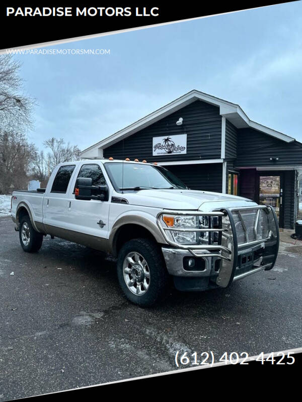 2011 Ford F-250 Super Duty for sale at PARADISE MOTORS LLC in Cambridge MN