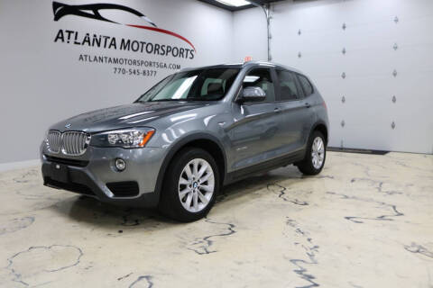 2016 BMW X3 for sale at Atlanta Motorsports in Roswell GA