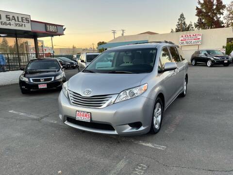 2017 Toyota Sienna for sale at Adams Auto Sales CA - Adams Auto Sales Sacramento in Sacramento CA