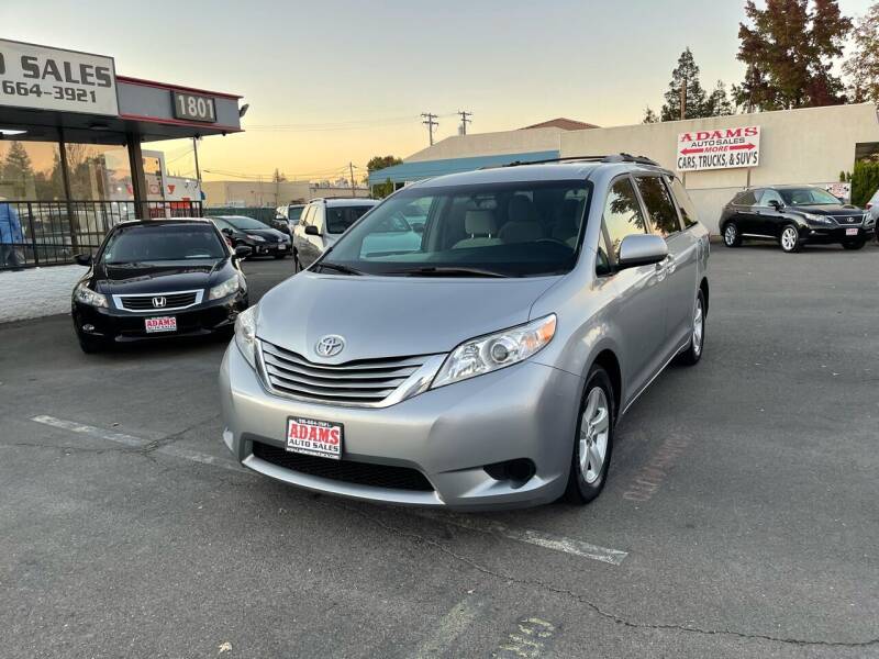 2017 Toyota Sienna for sale at Adams Auto Sales Sacramento in Sacramento CA