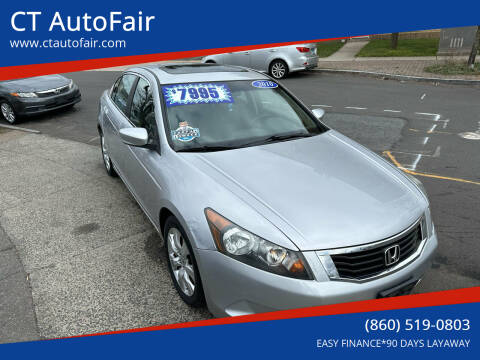 2010 Honda Accord for sale at CT AutoFair in West Hartford CT
