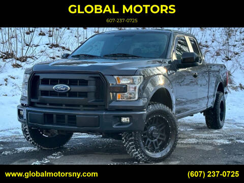2016 Ford F-150 for sale at GLOBAL MOTORS in Binghamton NY