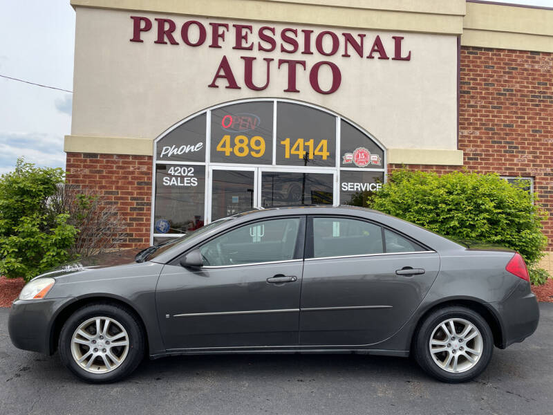 2006 Pontiac G6 for sale at Professional Auto Sales & Service in Fort Wayne IN