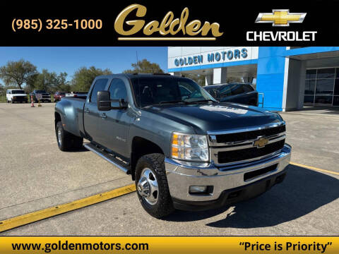 2014 Chevrolet Silverado 3500HD for sale at GOLDEN MOTORS in Cut Off LA