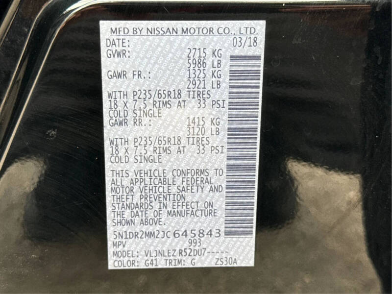 2018 Nissan Pathfinder