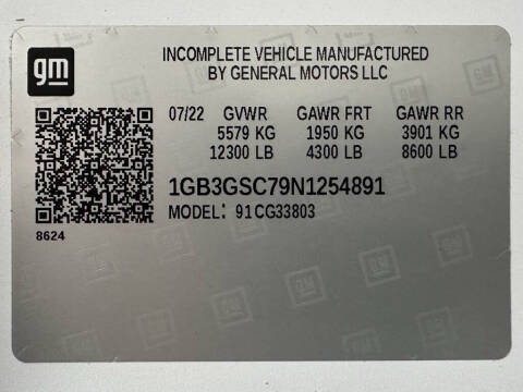 2022 Chevrolet Express 3500