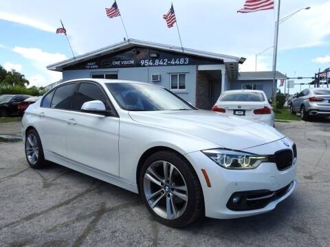 2016 BMW 3 Series for sale at One Vision Auto in Hollywood FL