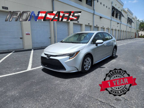2020 Toyota Corolla for sale at IRON CARS in Hollywood FL
