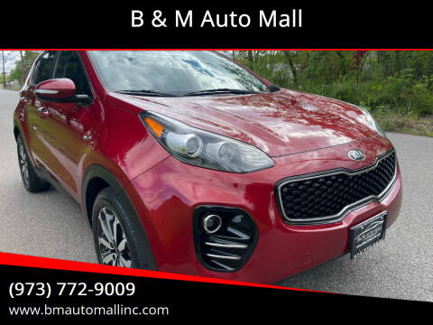 2017 Kia Sportage for sale at B & M Auto Mall in Clifton NJ