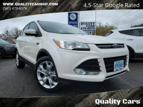 2013 Ford Escape for sale at Quality Cars in Grants Pass OR
