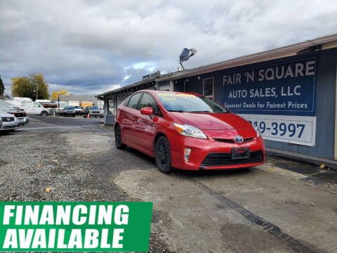 2015 Toyota Prius for sale at Fair 'N Square Auto Sales, LLC in Auburn WA