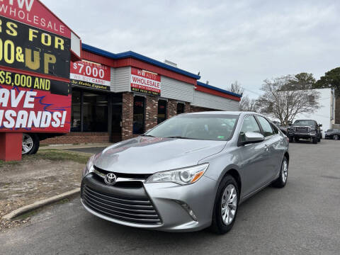 2017 Toyota Camry for sale at HW Auto Wholesale in Norfolk VA