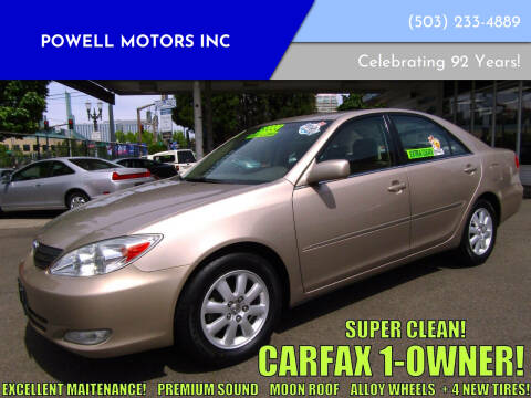 2003 Toyota Camry for sale at Powell Motors Inc in Portland OR