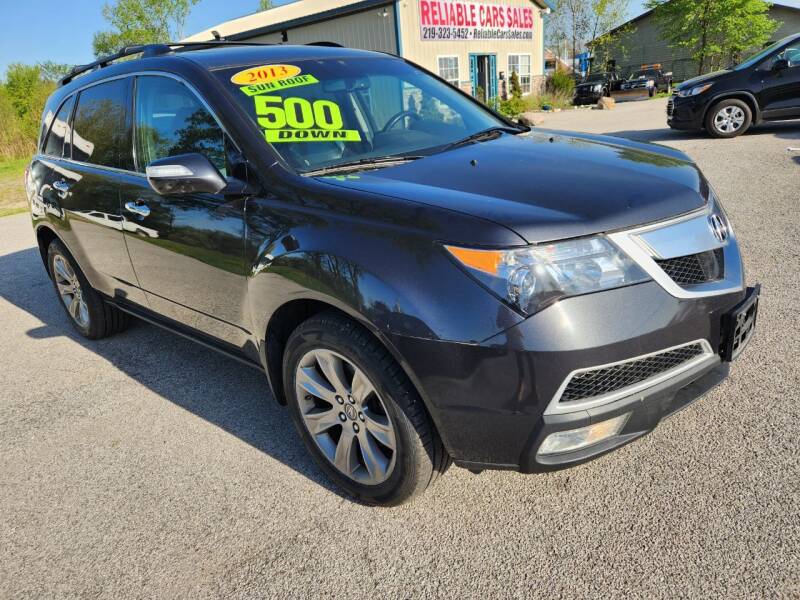 2013 Acura MDX for sale at Reliable Cars Sales Inc. in Michigan City IN
