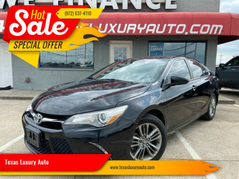 2016 Toyota Camry for sale at Texas Luxury Auto in Cedar Hill TX