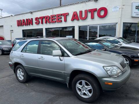 2001 Lexus RX 300 for sale at Main Street Auto in Vallejo CA