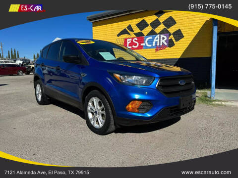 2018 Ford Escape for sale at Escar Auto - 9809 Montana Ave Lot in El Paso TX