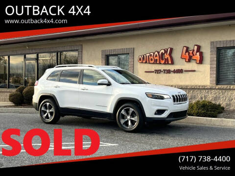 2019 Jeep Cherokee for sale at OUTBACK 4X4 in Ephrata PA