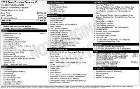 2023 Buick Envision Essence
