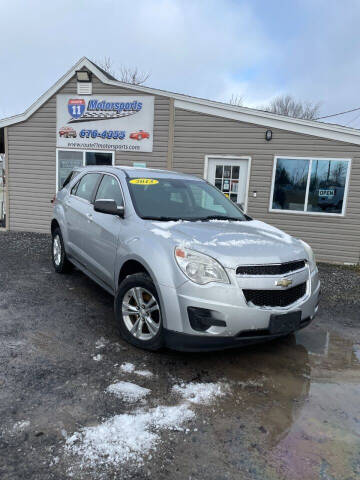 2013 Chevrolet Equinox for sale at ROUTE 11 MOTOR SPORTS in Central Square NY