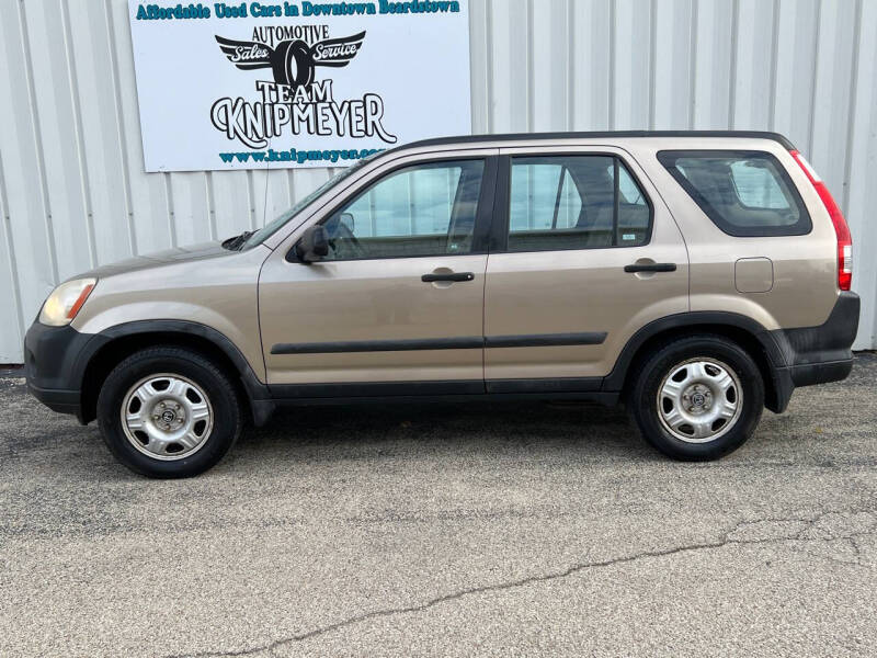 Used 2006 Honda CR-V LX with VIN SHSRD78526U430071 for sale in Beardstown, IL