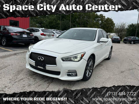 2015 Infiniti Q50 for sale at Space City Auto Center in Houston TX