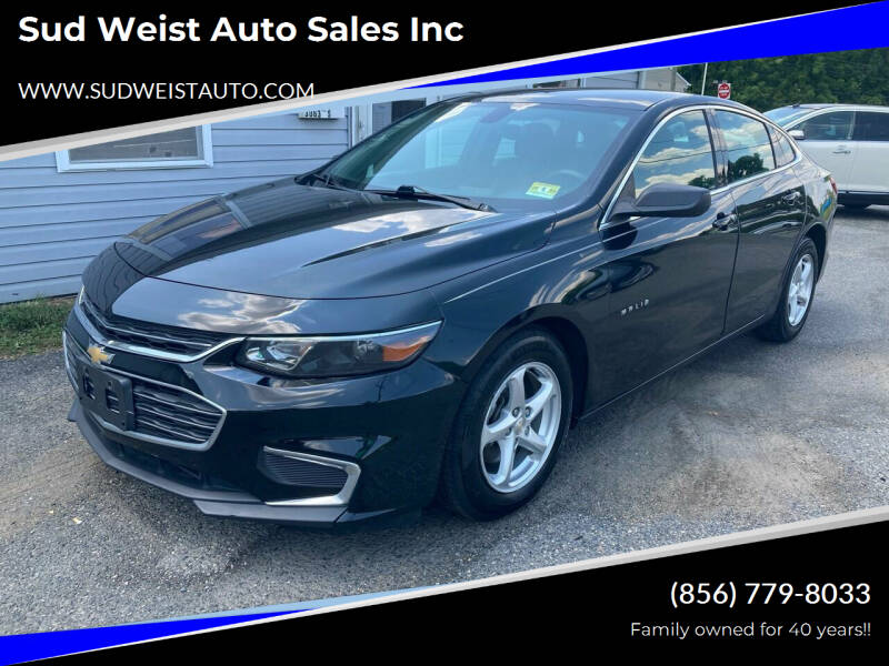 2016 Chevrolet Malibu for sale at Sud Weist Auto Sales Inc in Maple Shade NJ