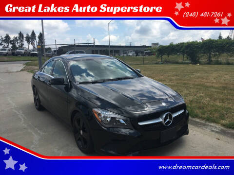2016 Mercedes-Benz CLA for sale at Great Lakes Auto Superstore in Waterford Township MI