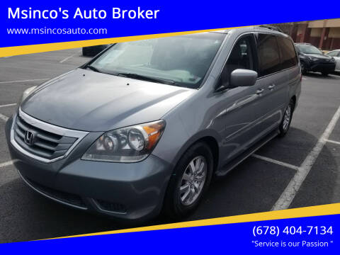 2010 Honda Odyssey for sale at Msinco's Auto Broker in Snellville GA