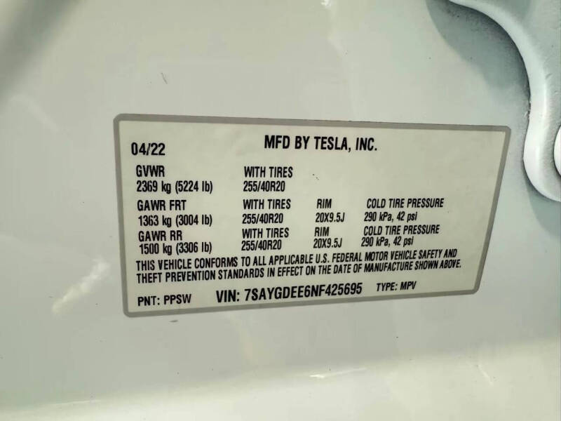 2022 Tesla Model Y Long Range